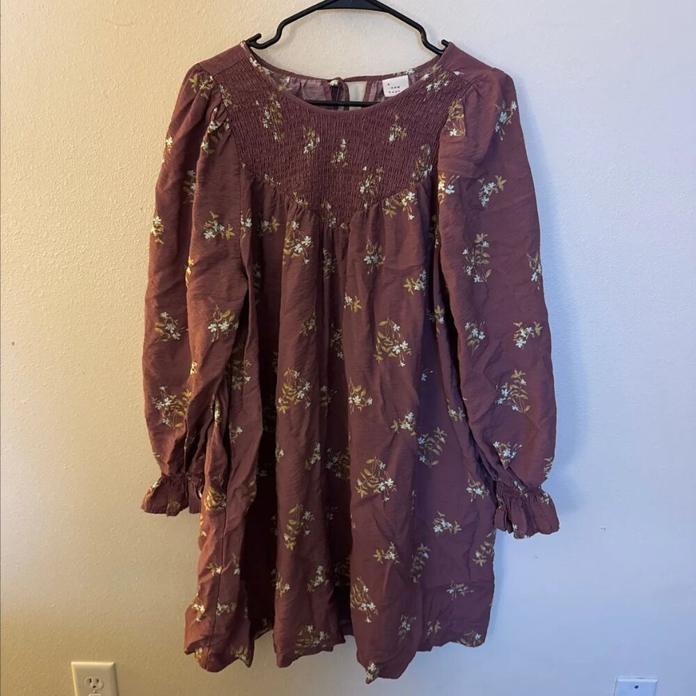 A New Day Long Sleeve Dress with Pockets